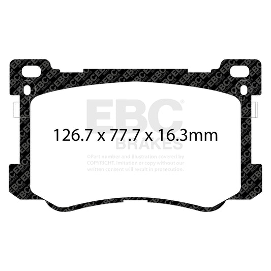EBC GREENSTUFF Brake Pads Front Hyundai