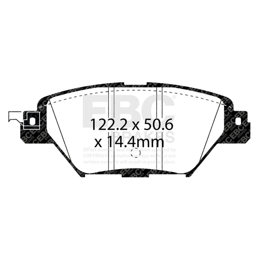 EBC ULTIMAX2 Brake Pad Set rear Mazda