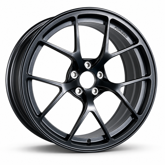 EBG Komplet sportowe felgi aluminiowe lekkostopowe czarne 19x8.5 5x112 ET30