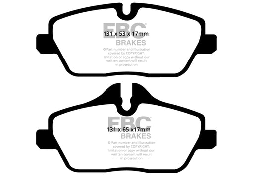 EBC Zestaw wyścigowych klocków hamulcowych RP-X Racing przód BMW
