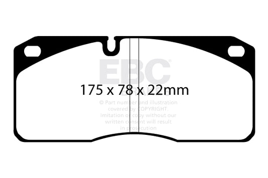 EBC YELLOWSTUFF Stoptech Brake Pad Set