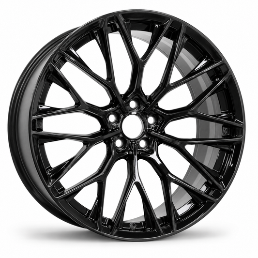 EBG Komplet sportowe felgi aluminiowe lekkostopowe czarne 19x8.5 5x120 ET35