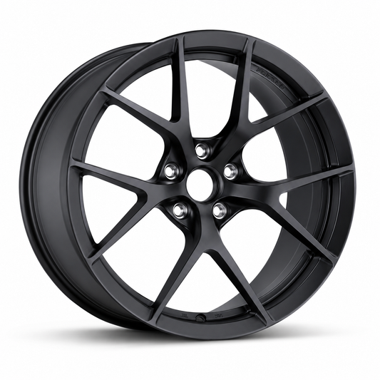 EBG Komplet sportowe felgi aluminiowe lekkostopowe czarne 19x9.5 5x112 ET38