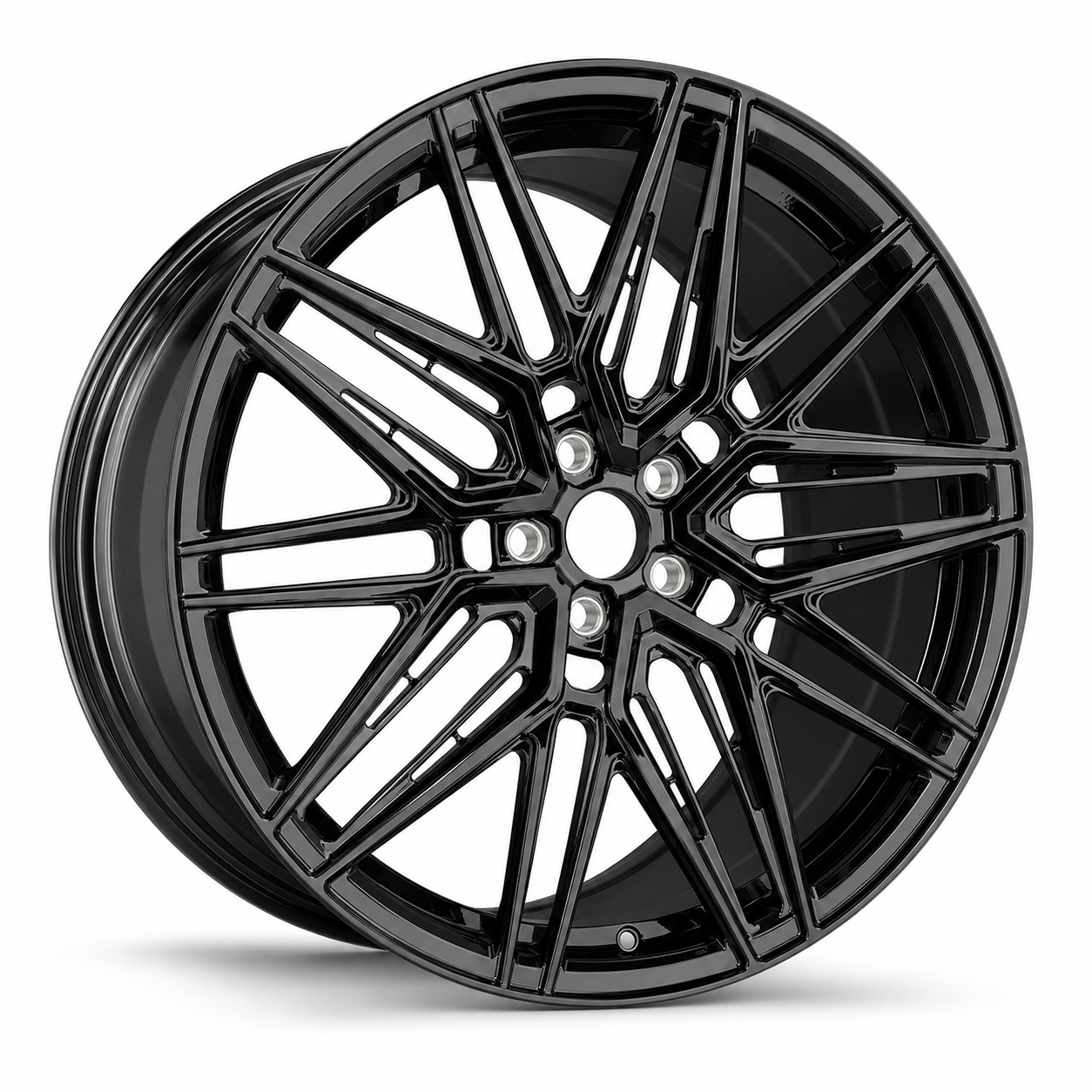 EBG Komplet sportowe felgi aluminiowe czarne 19x8.5 5x114.3 ET38