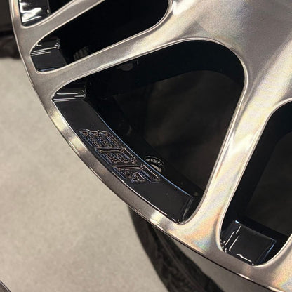 EBG Komplet sportowe felgi aluminiowe czarno-srebrne 21x10/11 5x112 ET54/49 Mercedes