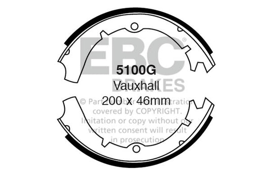 EBC Brake Shoe Set Opel