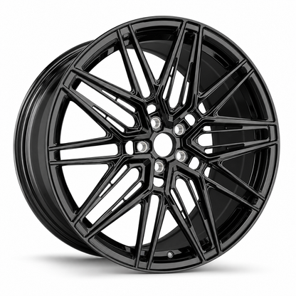 EBG Komplet sportowe felgi aluminiowe lekkostopowe czarne 20x8.5 5x120 ET30