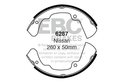 EBC Nissan Commercial Brake Shoe Set