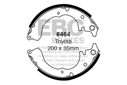EBC Rear Brake Shoe Kit Toyota