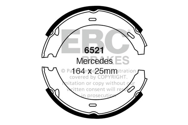 EBC Brake Shoe Set Rear Mercedes-Benz