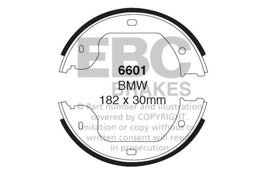 EBC Brake Shoe Set Rear BMW Volkswagen