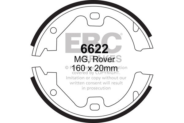 EBC Rear Brake Shoe Set MG Rover