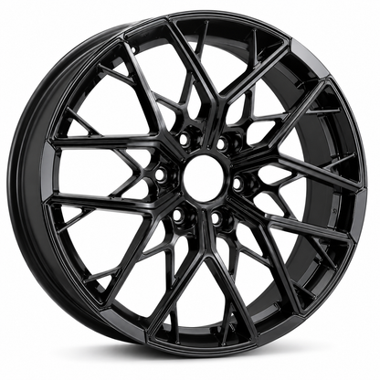 EBG Komplet sportowe felgi aluminiowe lekkostopowe czarne 20x8.5 5x120 ET35