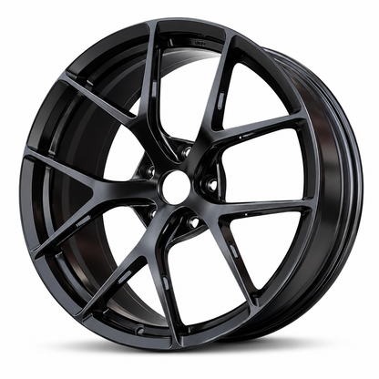 EBG Komplet sportowe felgi aluminiowe czarne 19x8.5 5x114.3 ET38