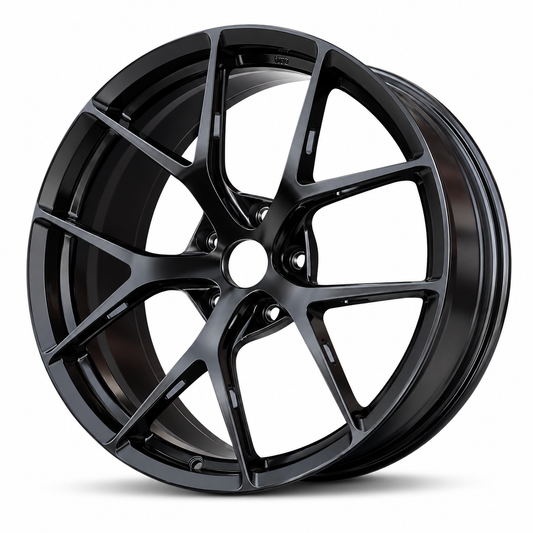 EBG Komplet sportowe felgi aluminiowe czarne 19x8.5 5x114.3 ET38