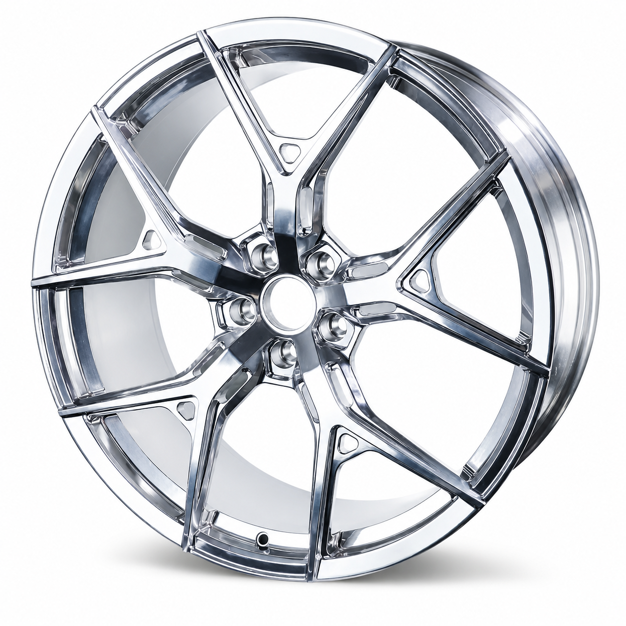 EBG Komplet sportowe felgi aluminiowe srebrne 20x8.5 5x120 ET35