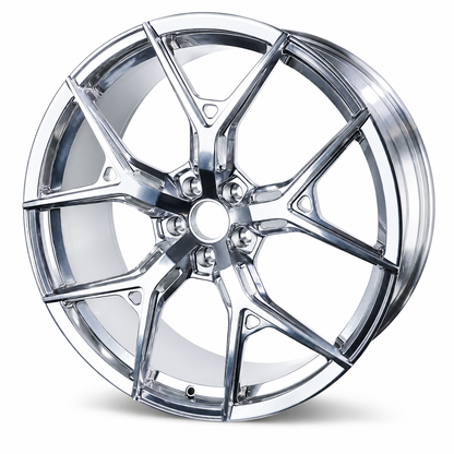 EBG Komplet sportowe felgi aluminiowe srebrne 20x8.5 5x120 ET35