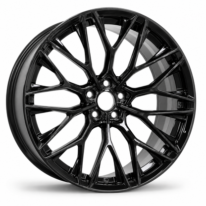 EBG Komplet sportowe felgi aluminiowe czarne 19x8.5 5x114.3 ET38