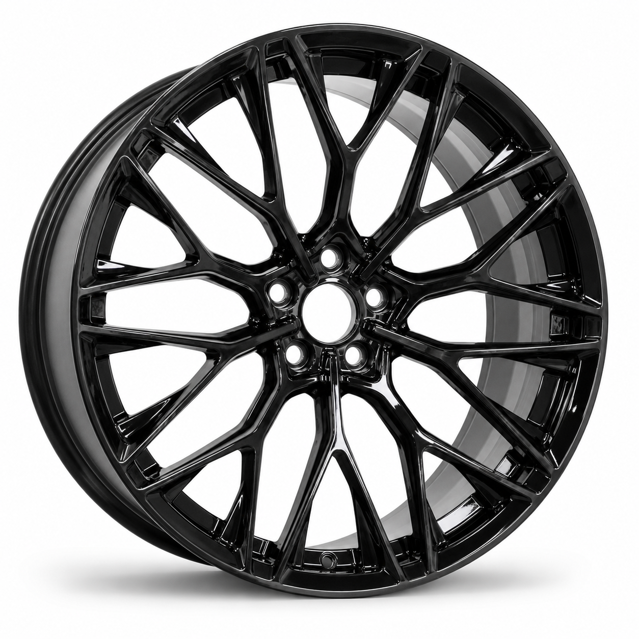 EBG Komplet sportowe felgi aluminiowe lekkostopowe czarne 20x9.5 5x120 ET35