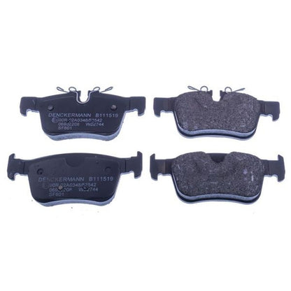 EBG Klocki hamulcowe tył ceramiczne Volvo 31423653 31665837 31687502