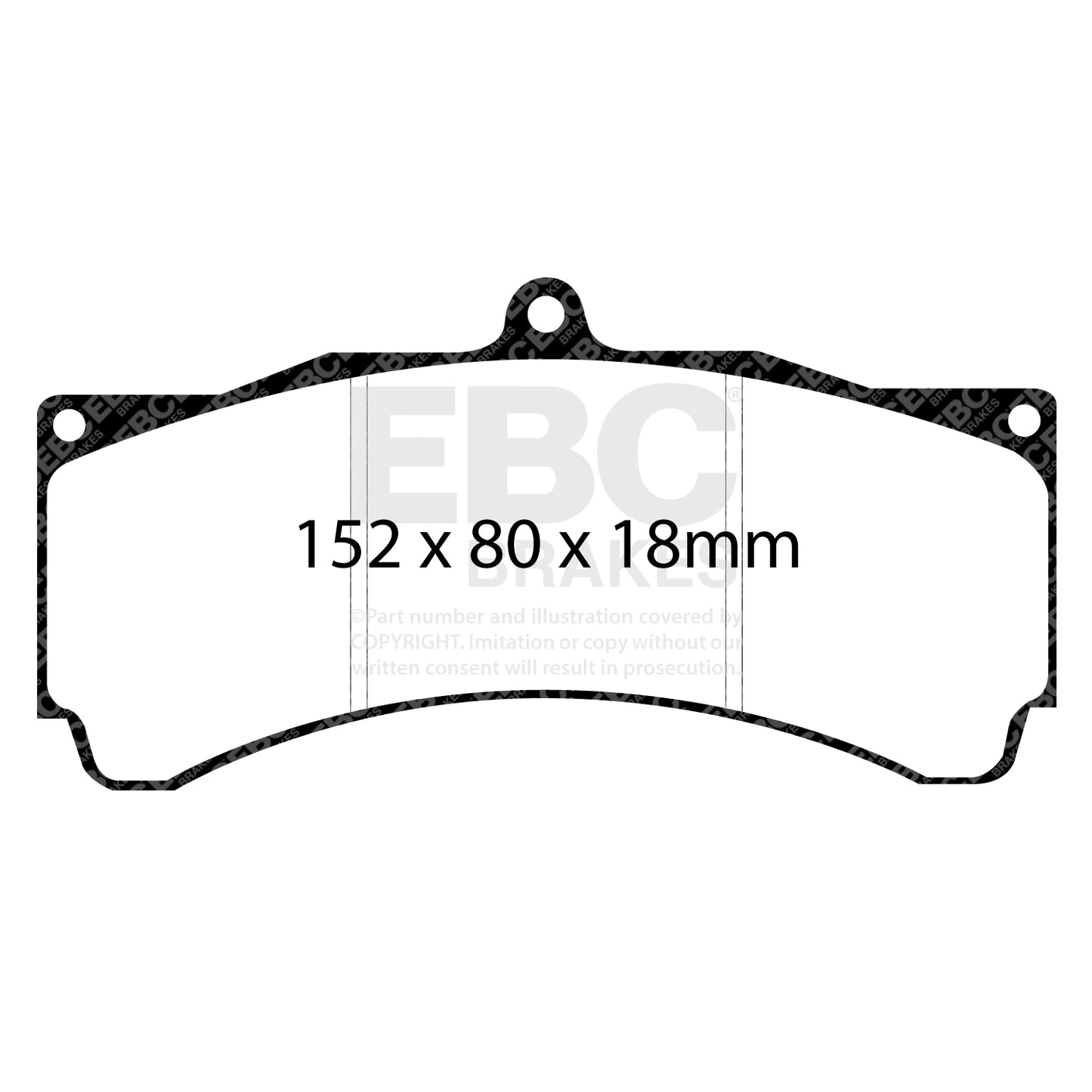 EBC BLUESTUFF NDX Brake Pad Set front BMW Ford Commercial