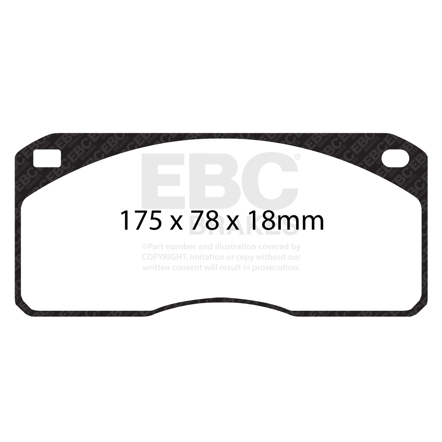 EBC YELLOWSTUFF Ap Racing Brake Pad Set