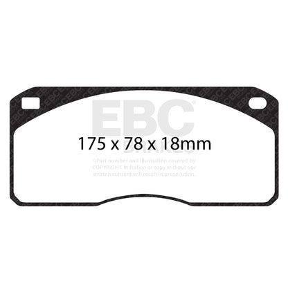 EBC YELLOWSTUFF Ap Racing Brake Pad Set