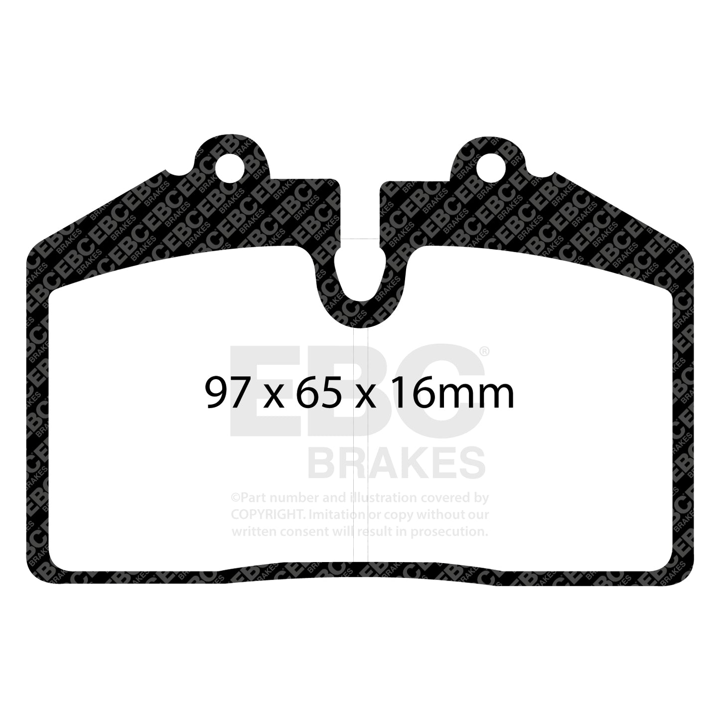 EBC YELLOWSTUFF Brake Pad Set Alcon Ariel Audi Ford