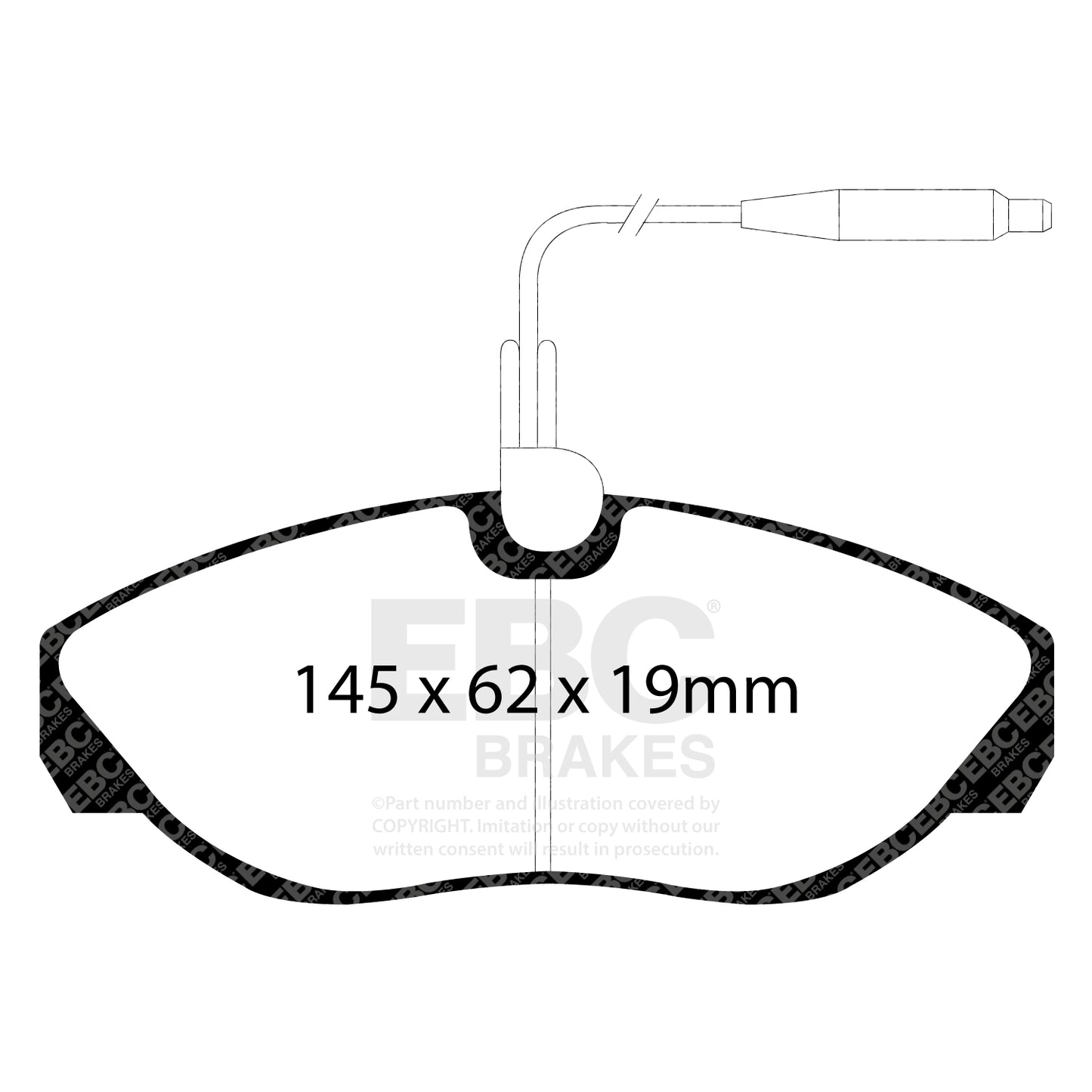 EBC ULTIMAX2 Front Brake Pad Set Citroen Commercial