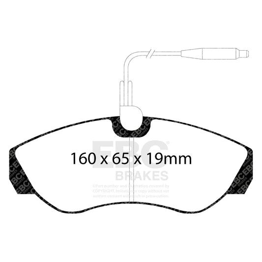 EBC ULTIMAX2 Front Brake Pad Set Citroen Commercial