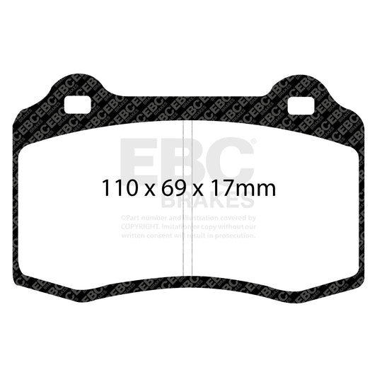 EBC ULTIMAX2 Front Brake Pad Set Alfa Romeo Fiat 5892740