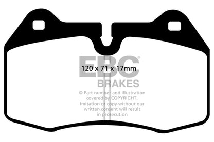 EBC RP-1 Racing Front Brake Pad Set BMW Ferrari