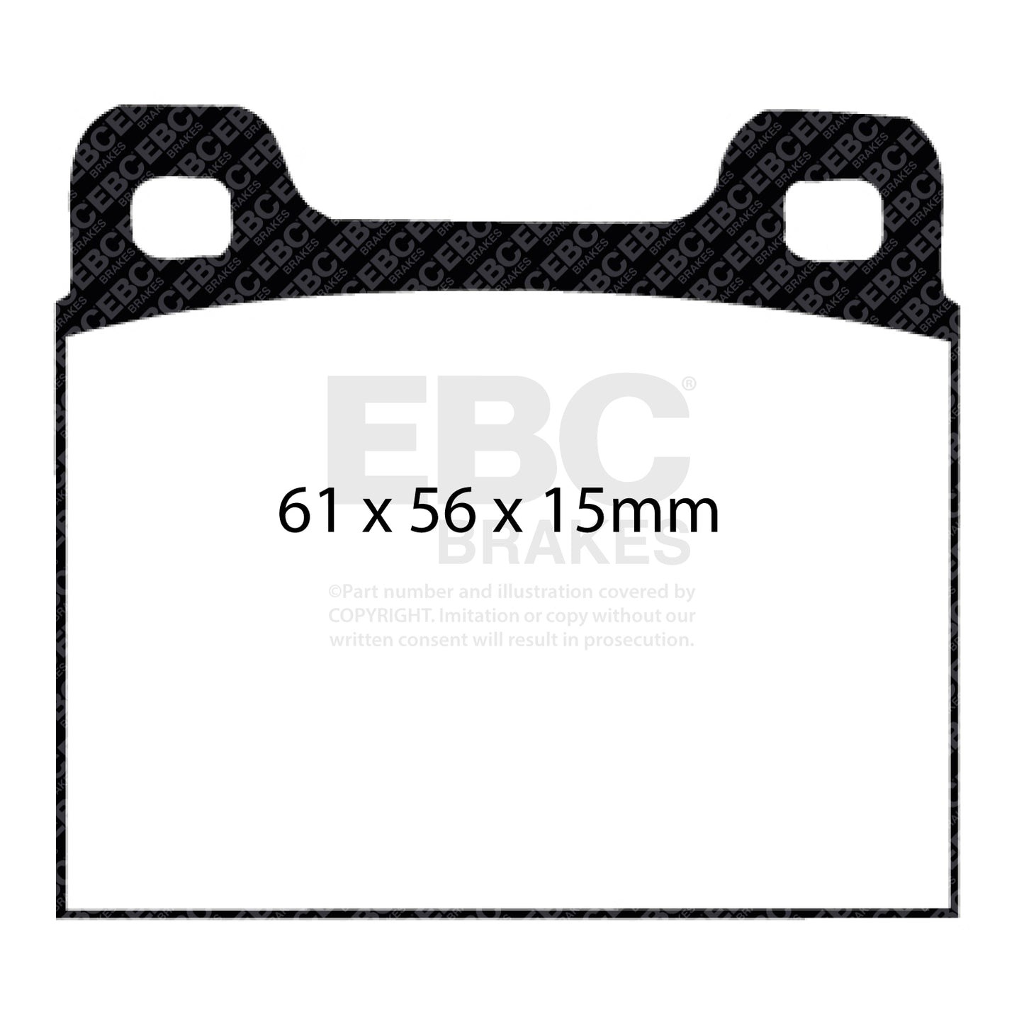 EBC YELLOWSTUFF Brake Pad Set Alfa Romeo Audi Bitter BMW