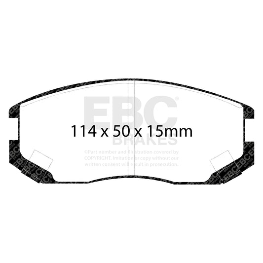 EBC ULTIMAX2 Front Brake Pad Set Daihatsu Commercial