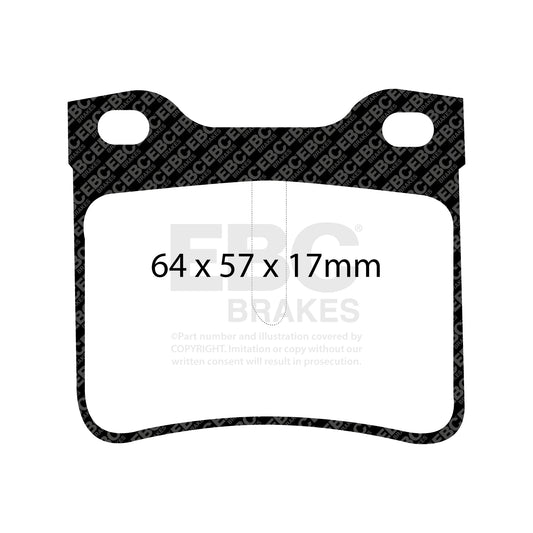 EBC ULTIMAX2 Rear Brake Pads Set Mercedes-Benz Commercial