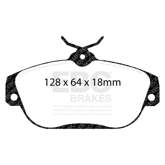 EBC ULTIMAX2 Front Brake Pads Set Volvo 2717379