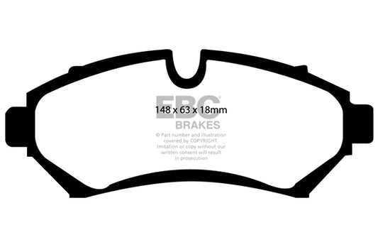 EBC ULTIMAX2 Front Brake Pad Set Cadillac 18029828 18048030