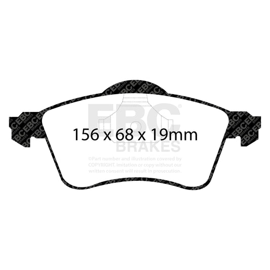 EBC ULTIMAX2 Front Brake Pad Set Volkswagen Commercial