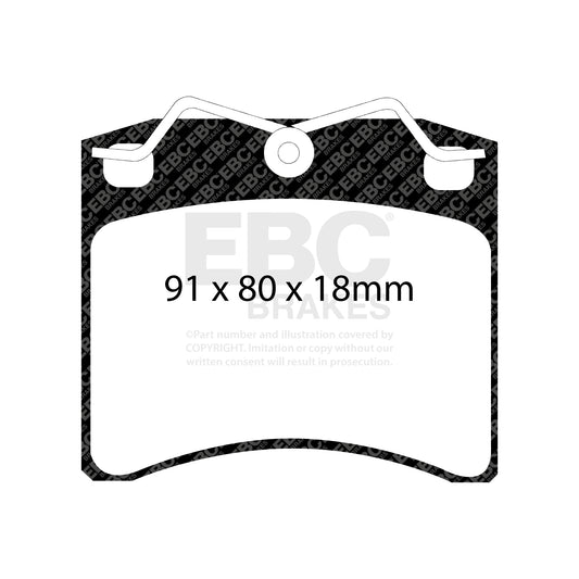 EBC ULTIMAX2 Front Brake Pad Set Volkswagen Commercial
