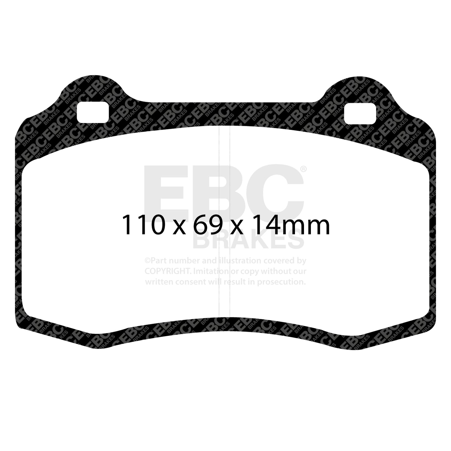 EBC ULTIMAX2 Brake Pad Set Cadillac Citroen DS Morgan Peugeot