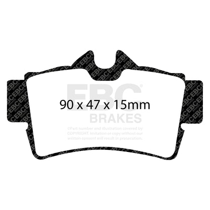 EBC ULTIMAX2 Rear Brake Pad Set Ford