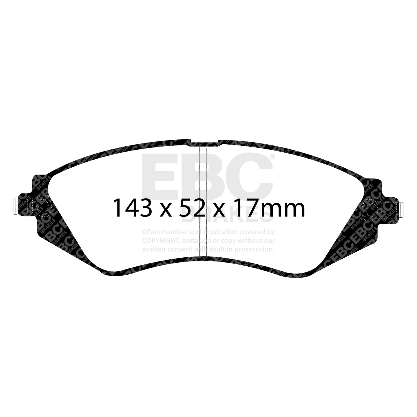 EBC ULTIMAX2 Front Brake Pad Set Chevrolet