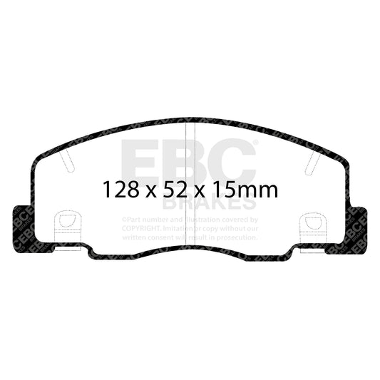 EBC ULTIMAX2 Front Brake Pad Set Toyota 0446528340 0446528350