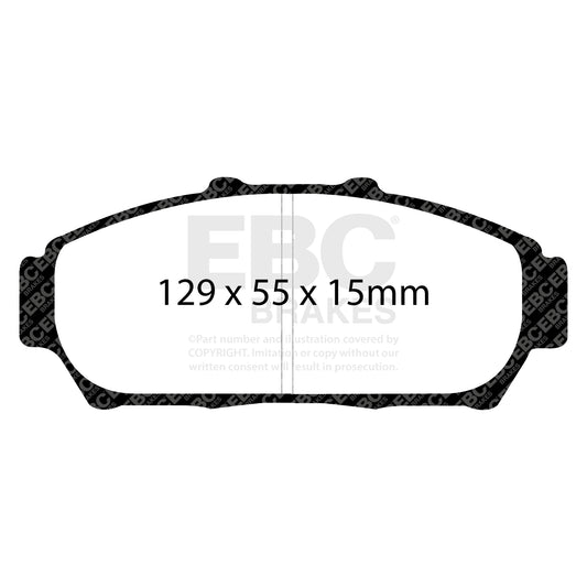 EBC Zestaw klocków hamulcowych GREENSTUFF przód Honda 45022-S1A-E20
