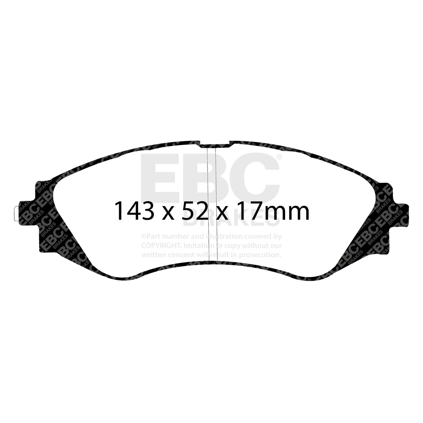 EBC GREENSTUFF Front Brake Pad Set Chevrolet Daewoo
