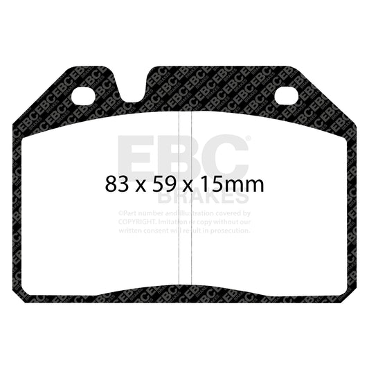 EBC ULTIMAX2 Front Brake Pad Set Peugeot 424453 GBP524 4244.53