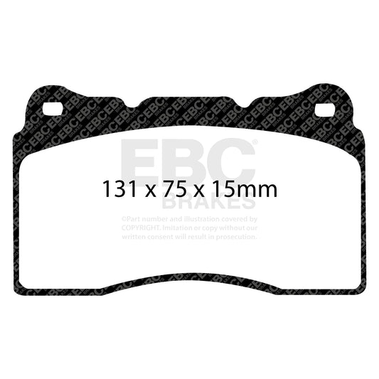 EBC REDSTUFF Front Brake Pad Set Cadillac Chevrolet