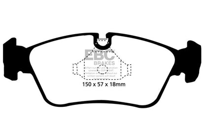 EBC Zestaw wyścigowych klocków hamulcowych RP-X Racing przód BMW (Alpina)