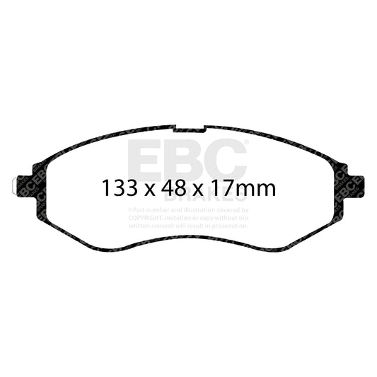 EBC ULTIMAX2 Front Brake Pad Set Chevrolet Daewoo