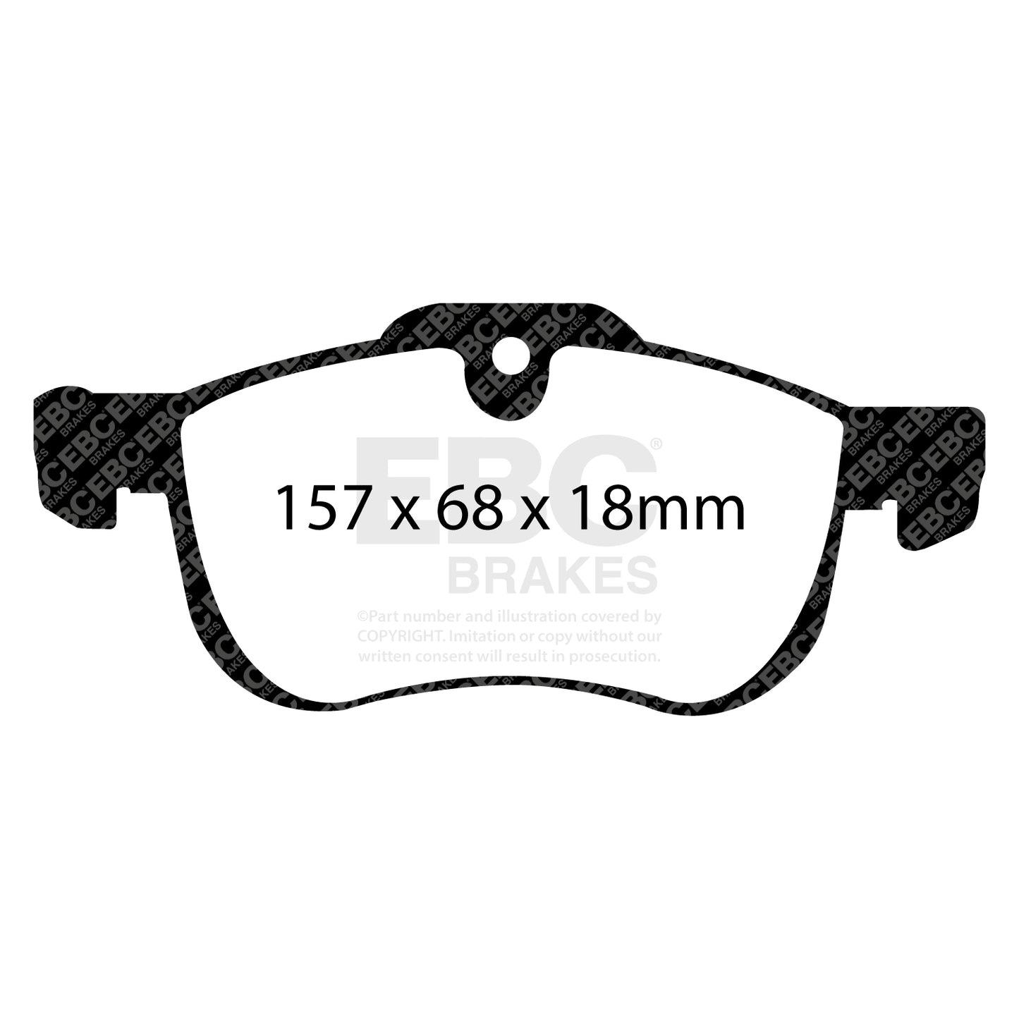 EBC Zestaw klocków hamulcowych ULTIMAX2 przód MG Rover GBP90342